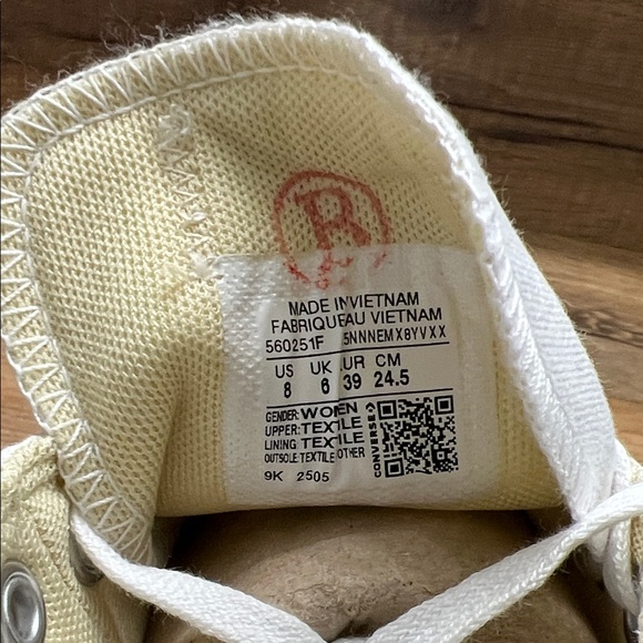 Converse All Star platform White Low-Top Sneakers - Picture 9 of 9